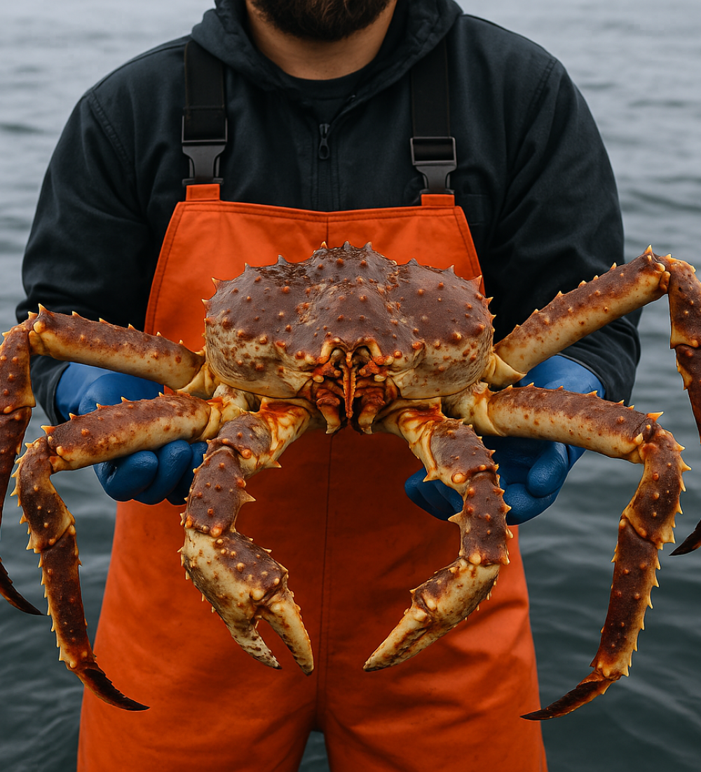 20250719_1432_Nelayan Memegang King Crab_simple_compose_01k0gsghndfz8aemwenc9jekbw